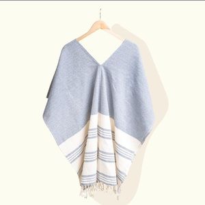 NWOT Tribe Alive Nautical Poncho
